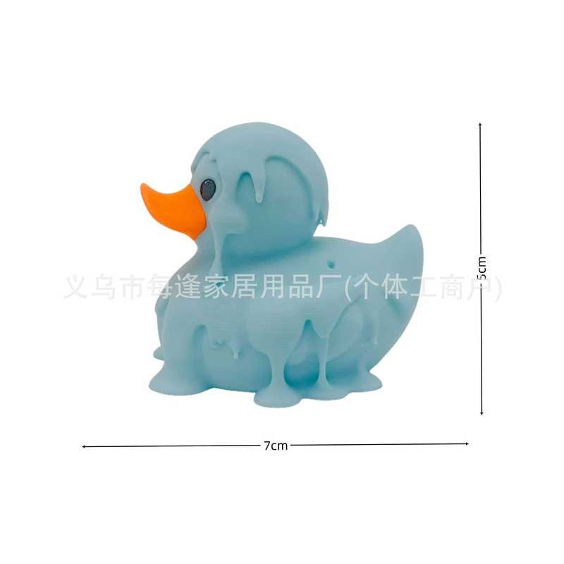 每逢3D打印农场生气鸭融化鸭流汗鸭肌肉鸭站立鸭跨境爆款玩具装饰|undefined