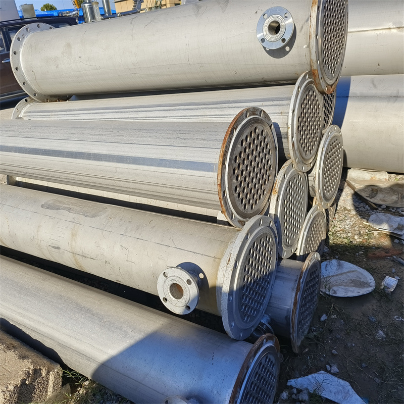 60平方冷凝器 二手工业列管式冷凝器  二手50平方不锈钢冷却设备