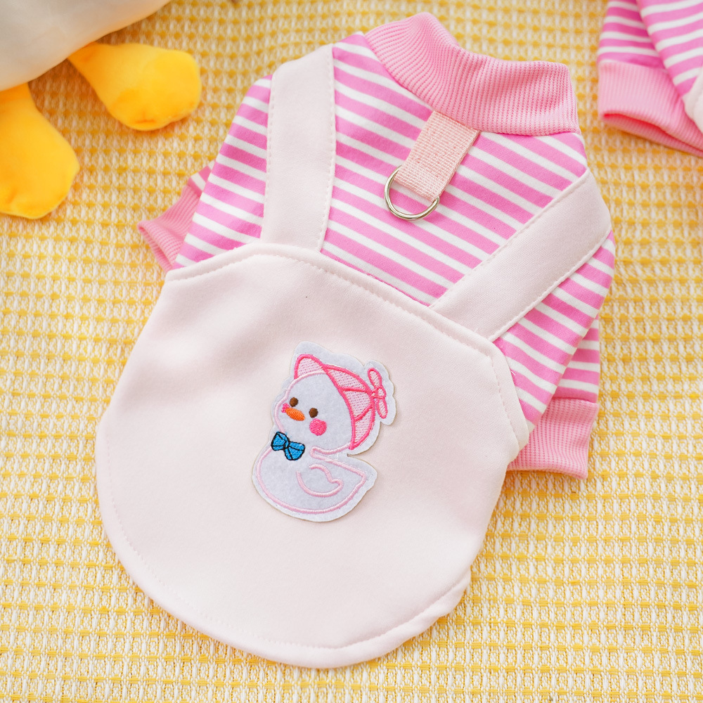 Perro de mascota ropa de perro de cuatro patas gato invierno y otoño suministros de camisa de felino de felino de tamaño medio perro Kofa Dou puede ser traído