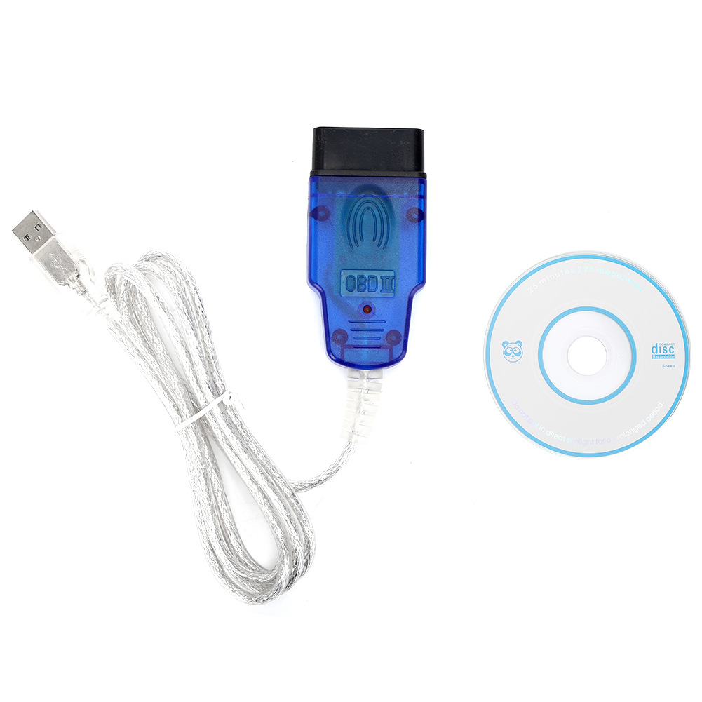 VAG USB KKL for 409适用于大众奥迪检测线指纹壳白色线 vag409.1