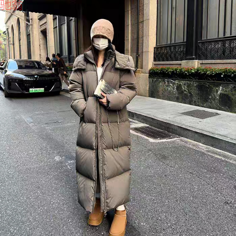 Y9Z Explosions White Duck Down Jacket Women's Winter 2024 New Extra Long Over-knee Large Quilt Ankle Thickened Warm Y9Z Explosions White Duck Down Jacket Women's Winter 2024 New Extra Long Over-knee Large Quilt Ankle Thickened Warm