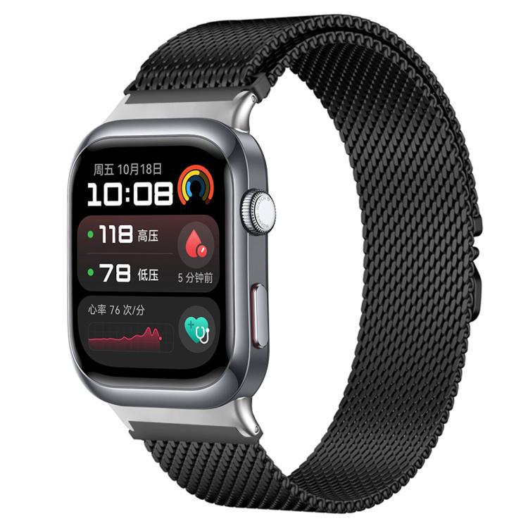 Para Huawei Watch D2 Milán Nice correa de acero inoxidable con hebilla de paracaídas correa de metal para hombres