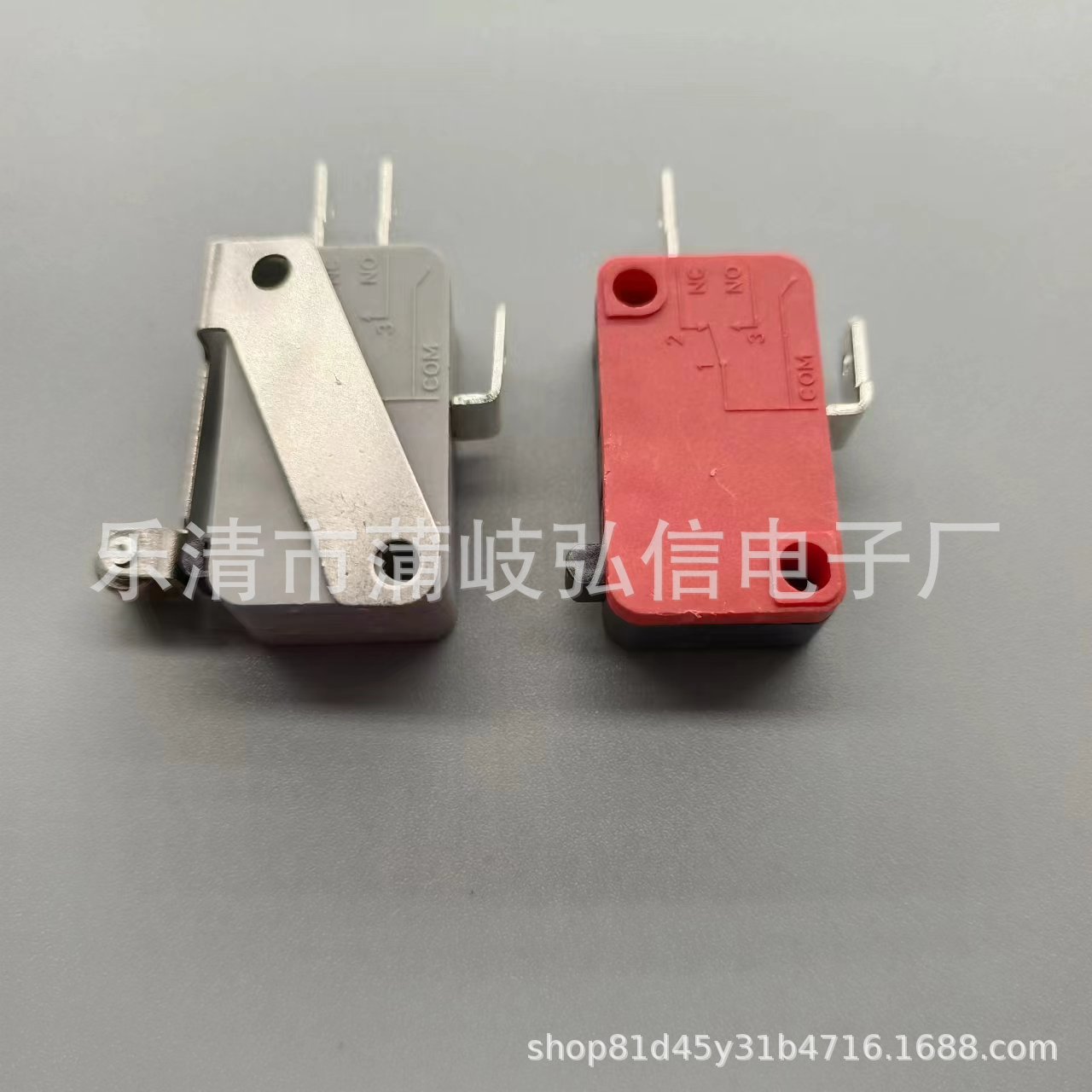 KW-7微动开关小型微动电源开关马灯开关支架滚轮滑轮微动开关