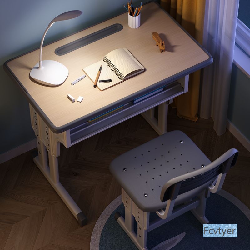 High School Student Bedroom Writing Homework Desk Set Can Lift Junior High School Student Primary School Student Home Children's Study Desk