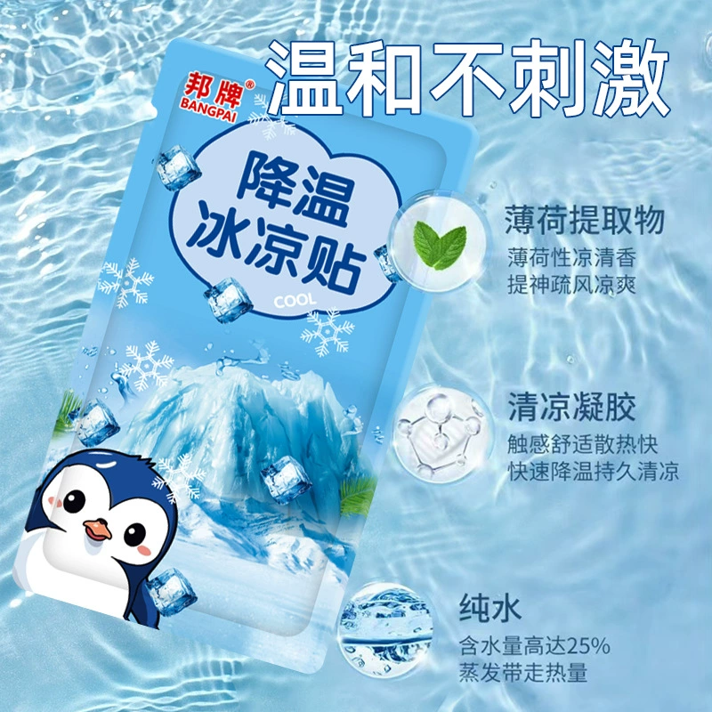 Cooling cool sports cooling patch for elementary school students with animals, physical protection