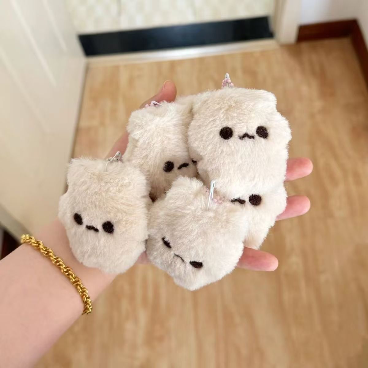 Chiquillo dulce frijoles osos colgantes regalo muñeca adorable niña bolsas escolares de peluche llaveros colgantes colgantes de estudiantes