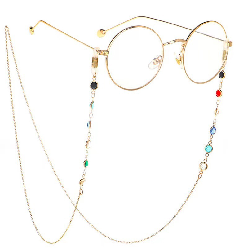 Simple glasses chain decoration women's fashion chain halter vintage glasses chain glasses lanyard jewelry factory direct sales Simple glasses chain decoration women's fashion chain halter vintage glasses chain glasses lanyard jewelry factory direct sales