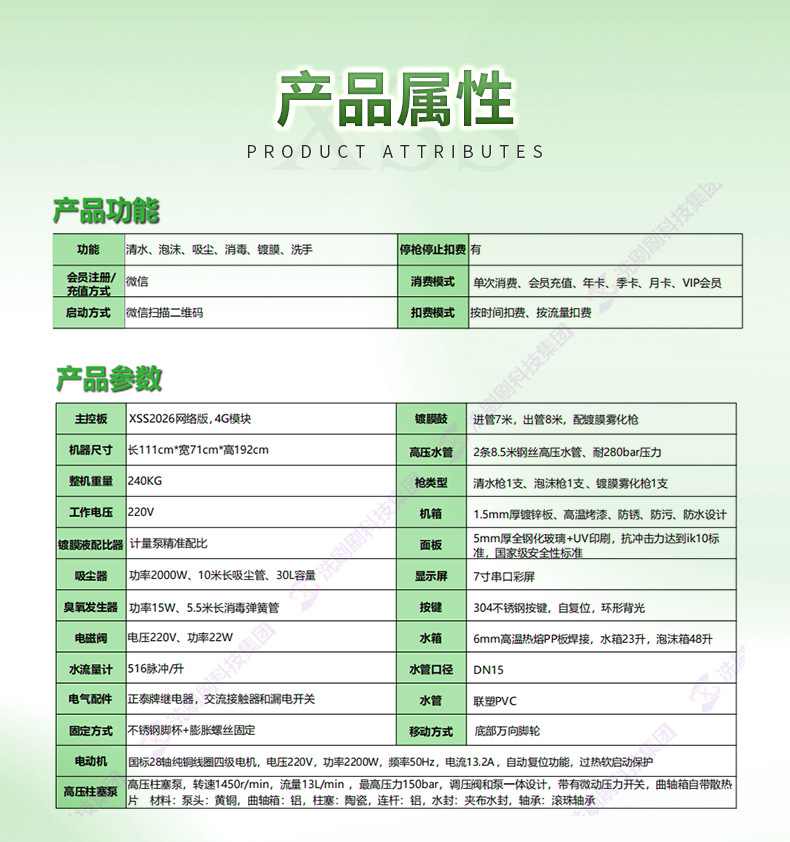 Wash-And-Wipe Self-Service Car Wash Machine, Fully Automatic Unattended Car Wash Equipment, 24-Hour Smart Qr Code Self-Service Car Wash Machine