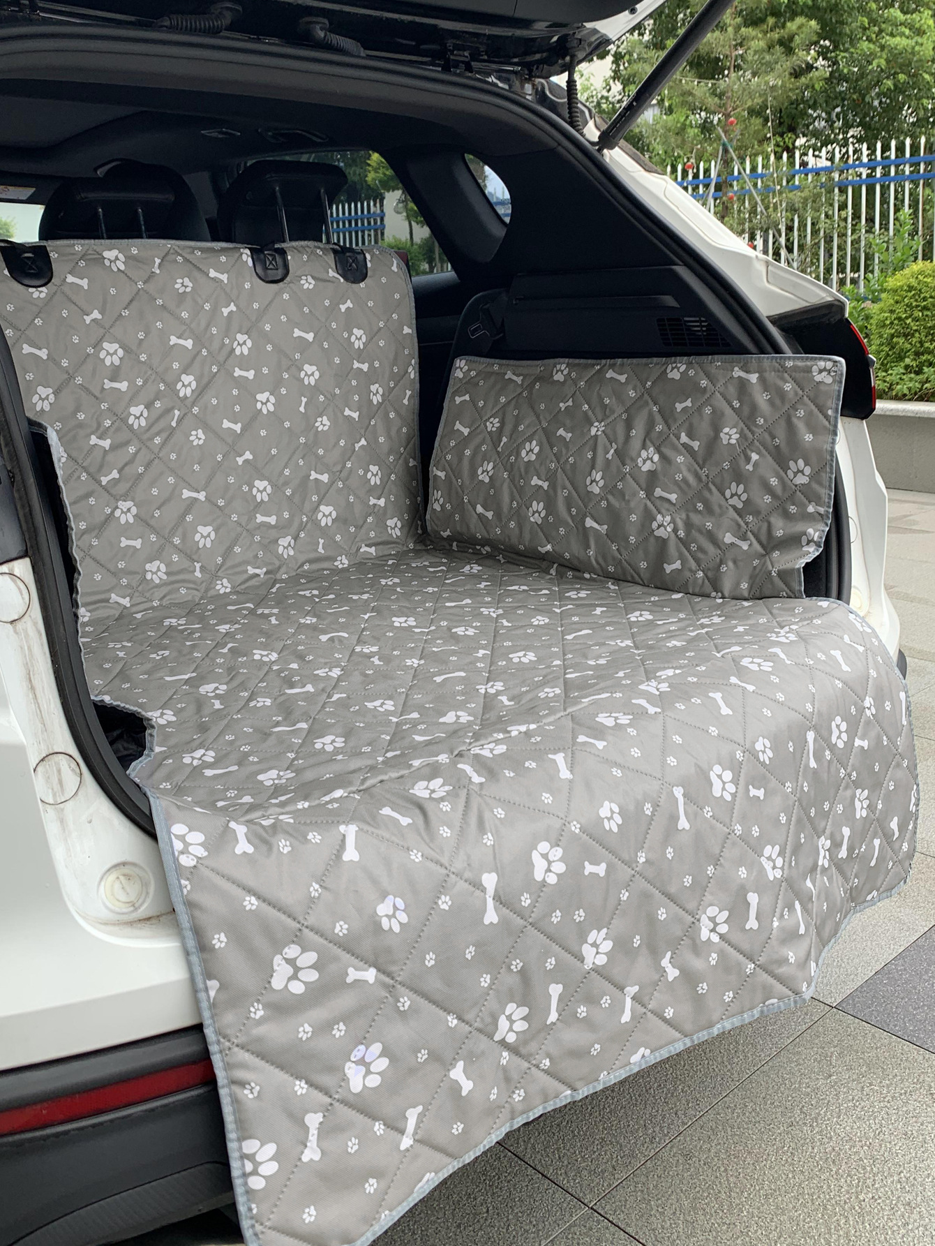 Cross-Border Popular Trunk Dog Mat Waterproof Suv-Car Pet Mat Waterproof Rear Car Pet Car Mat