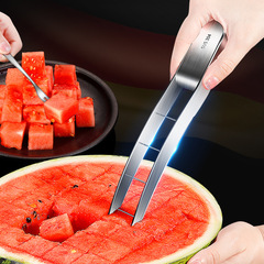 Foreign trade 304 stainless steel watermelon slicer thickened fruit pulp separator quick cut watermelon artifact set