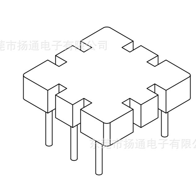 13MM底座3+3针高频电源磁芯变压器磁芯YT-018-1