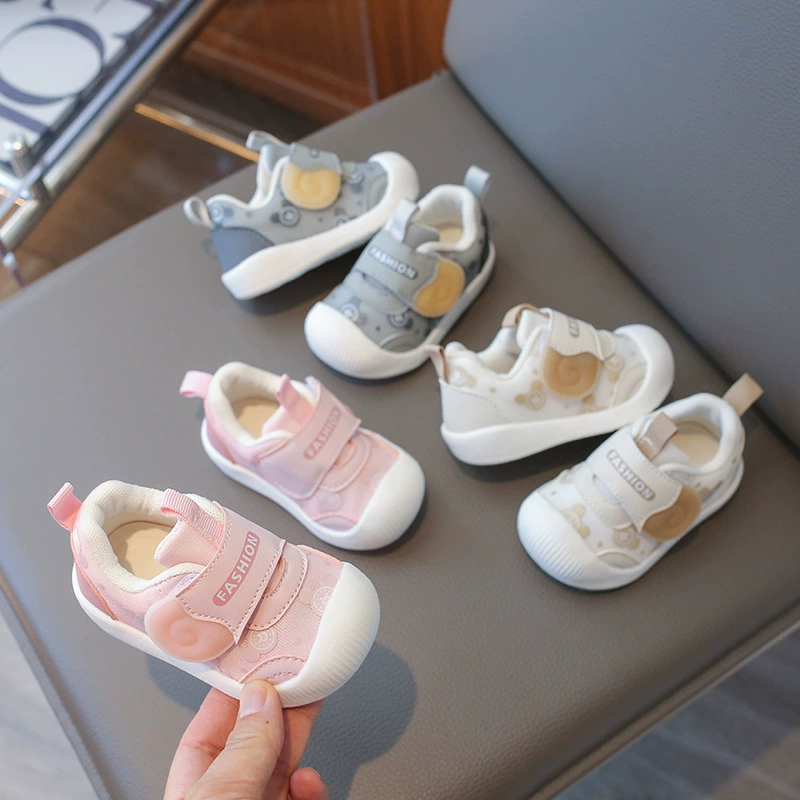 2025 весенняя двойная сетка дышащая детская обувь мягкая подошва для малышей