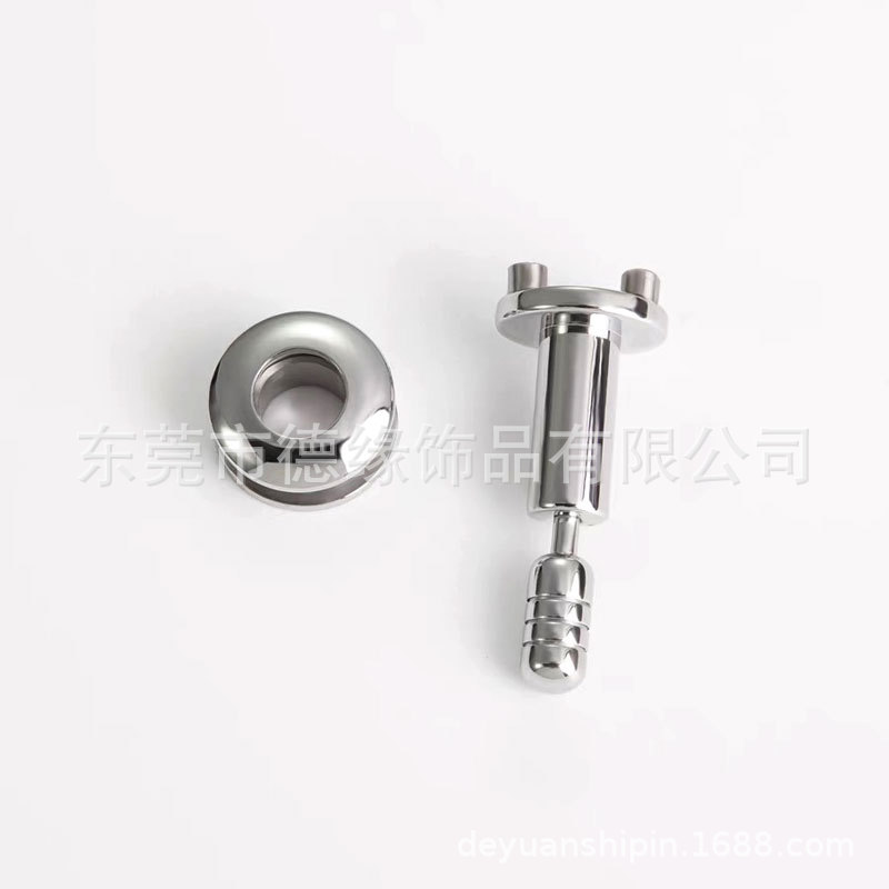 (2개) 스테인레스 스틸 수하물 잠금 액세서리 가방 잠금 잠금 잠금 잠금 장치 4 피스 DIY 수하물 잠금 액세서리