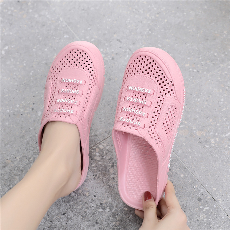 Neue Material Hälfte Baotou Höhle Vogel S Nest Casual Klettern Rafting Big Boy Damen Paar Garten Hausschuhe_voghion.com