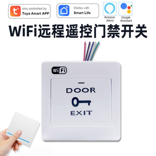 Graffiti intelligent access control switch panel automatic reset out switch button APP remote intelligent voice to open the door