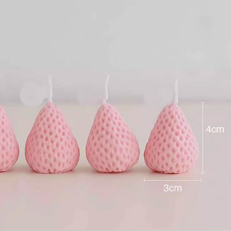 Cera de soja de fresa de banana cera al por mayor lindo creativo regalo de cumpleaños mano de simulación de perfume cera de modelado