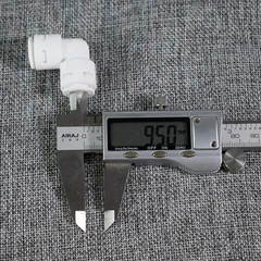 3-way elbow quick-connect fitting for water purifier, pure water machine pipe fitting K6060 90-degree 3-way elbow