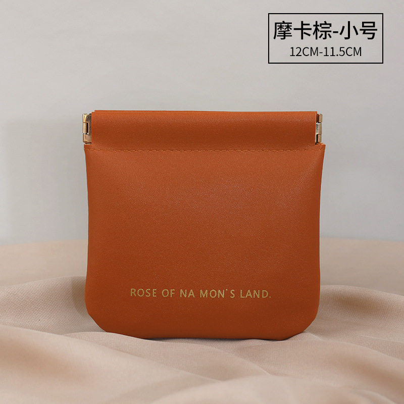 Lipstick bag-mocha brown