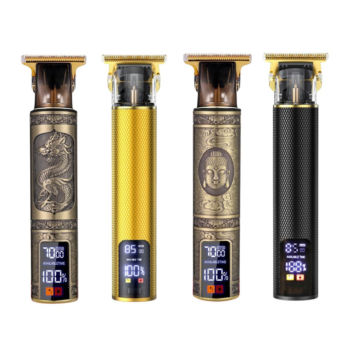 Cortapelos eléctrico profesional T9 – máquina de peluquería recargable para esculpir y afeitar