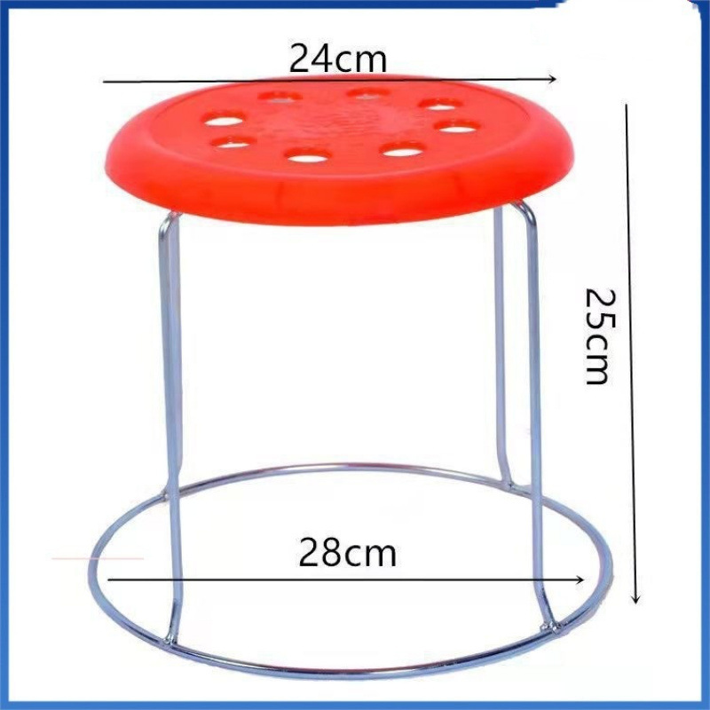 Sillas taburetes de metal taburetes redondos para el hogar taburetes de comedor gruesos de acero sala de estar para el hogar parrilla gran estante de envío gratuito