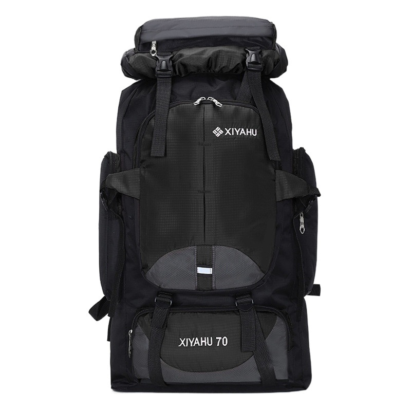 Cross-border 70L outdoor waterproof sports backpack travel bag women's lightweight hiking backpack mountaineering bag wholesale