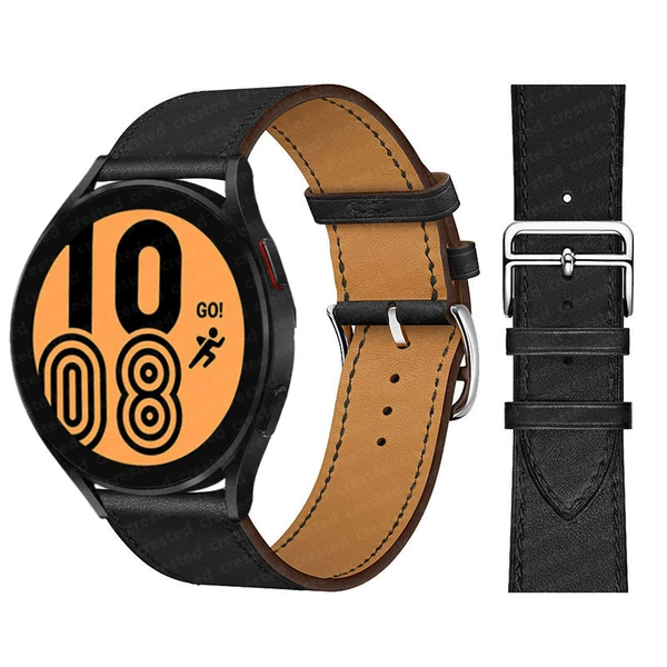 Black and black line silver buckle