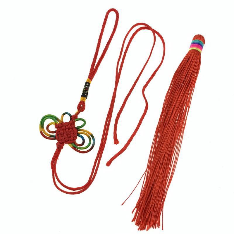 Summary of semi-finished products batch Butterfly pendant small lantern knot hanging spike hanging beard characteristic handicraft wholesale