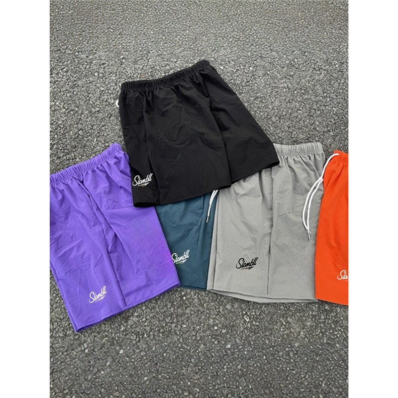 Slambll Summer American Basketball Sports Shorts Men's Three-Quarter Mesh Quick-Drying Running Training Pants