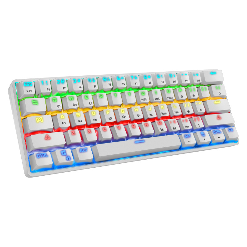 Crack K28 Bluetooth Mechanical Keyboard RGB Hot Plug Computer Office Game Customized Wireless Wired Keyboard