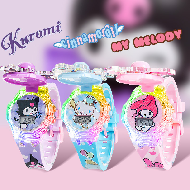 Retail generation wholesale children's cartoon music watch colorful luminous rotating top cartoon electronic watch toys Retail generation wholesale children's cartoon music watch colorful luminous rotating top cartoon electronic watch toys