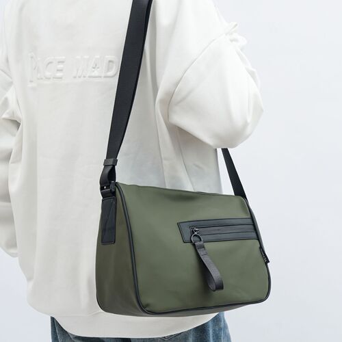 Korean-style work tote bag for men, large-capacity executive bag, casual trend fashion single-shoulder bag, minimalist commuting bag for women