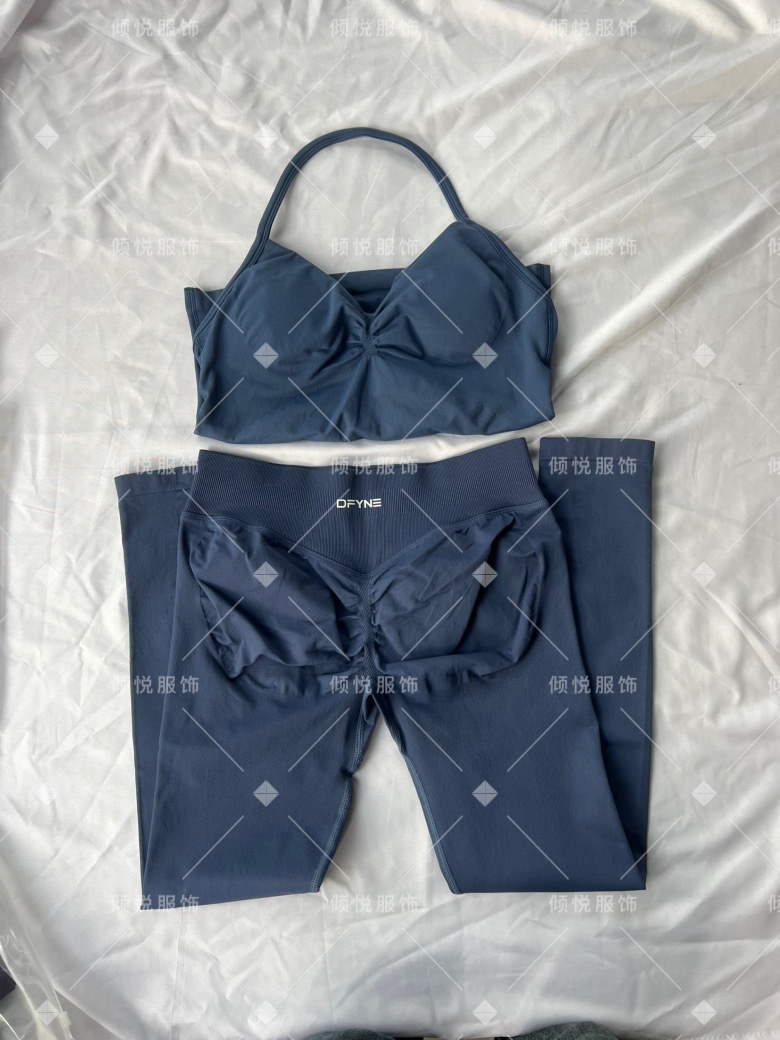 AliExpress venta caliente DFYNE nuevo fitness yoga traje deportivo chaleco halter sujetador pantalones cortos traje mujer