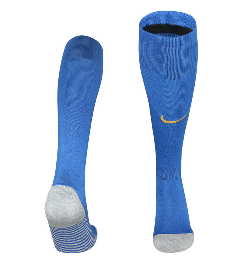 26 club tailandés Copa del Mundo calcetines de fútbol para hombres toallas profesionales sobre la rodilla antideslizante calcetines gruesas para adultos y niños