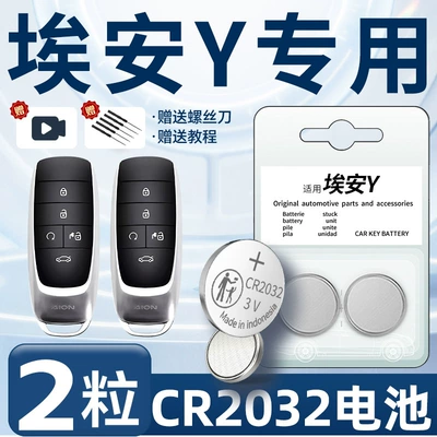 Suitable for EAN y Car Keys - an-y-specific-cr2032-two-pieces-screwdriver