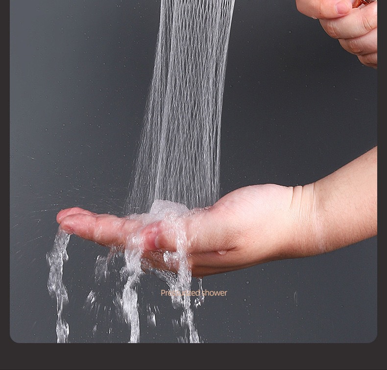 Cross-border pressurized showerhead, turbine pressurized household water heater, bath heater, shower and rain shower set undefined
