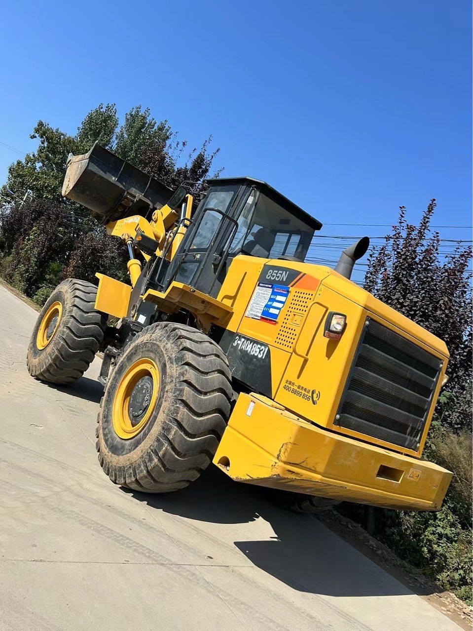 China se especializa en la exportación de segunda mano Liu Gong 856N cargador 833 855 936 966 tres países cuatro carretillas elevadoras