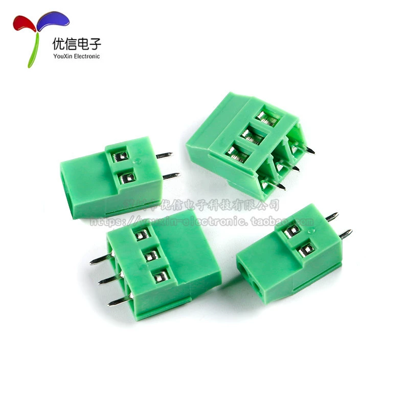 KF129-5.08-2p/3P Прямой ввод 300V/20A 5.08мм точка клемм PCB проводка
