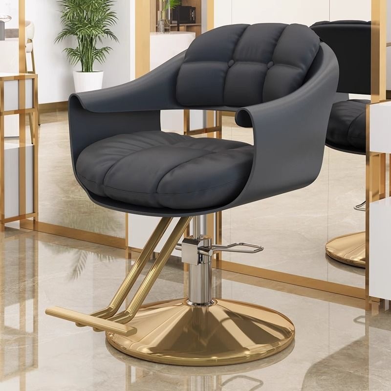 Silla de peluquería de red, salón de peluquería especial, elevación y rotación, nuevo asiento de corte de pelo de moda, silla de salón de peluquería de lujo ligera