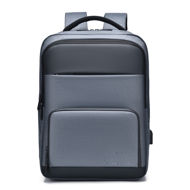 Mochila de hombre de nueva moda transfronteriza, mochila de viaje de ocio, bolso de gran capacidad simple de cercanías, bolso de computadora impermeable