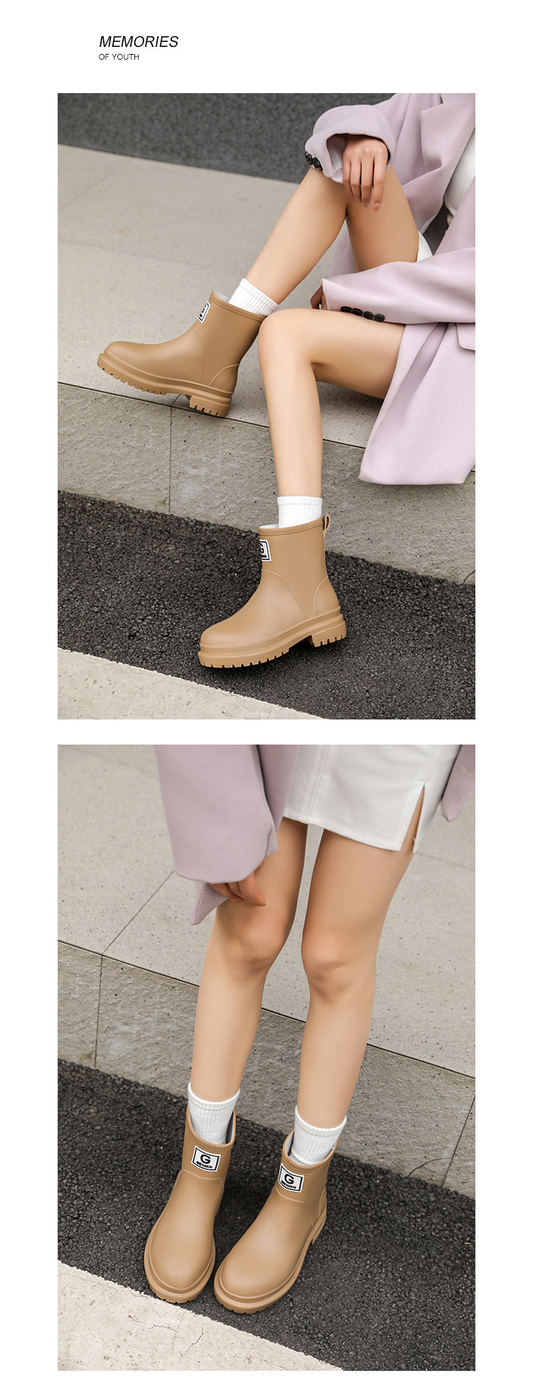 FDesigner boots Martens boots martin  women sneakers black white leather short booties winter snow outdoor warm shoes_voghion.com