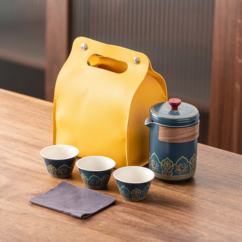 旅行茶器携帯用工夫茶器セット卸売り日本式屋外快客杯祝日会社ビジネスプレゼント|undefined