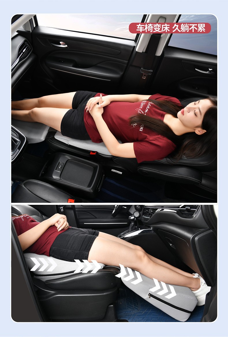 Car Travel Foldable Flat Lying Mat Mattress for Self-Driving Nap, Filling Mat for Front and Rear Passenger Sleeping