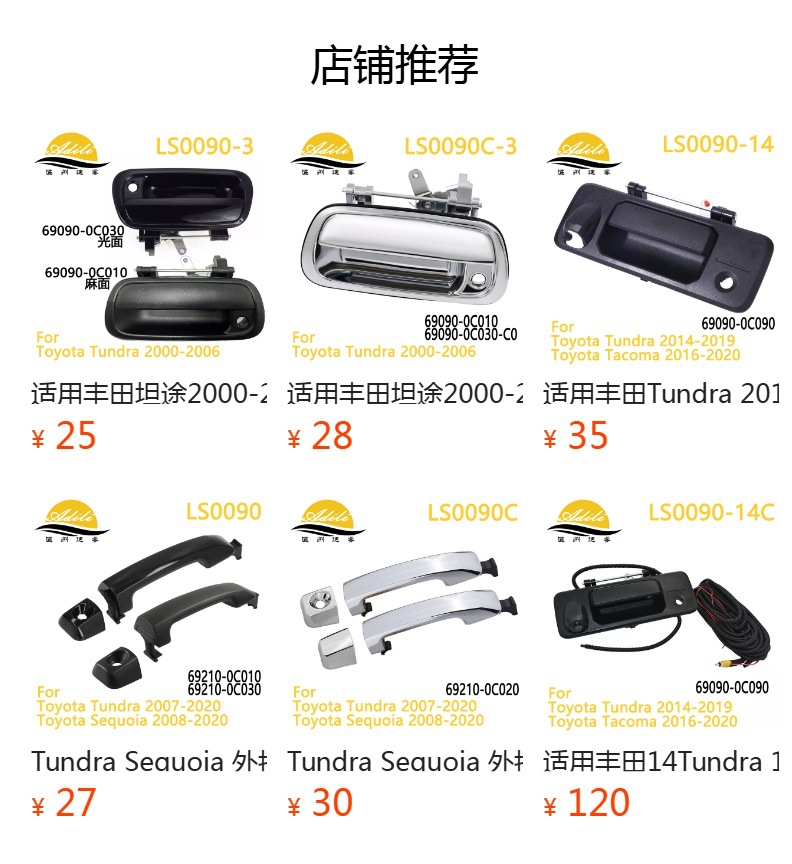 94 S10 Sonoma Tailgate Handle with Frame 15007218 15992860 15007219