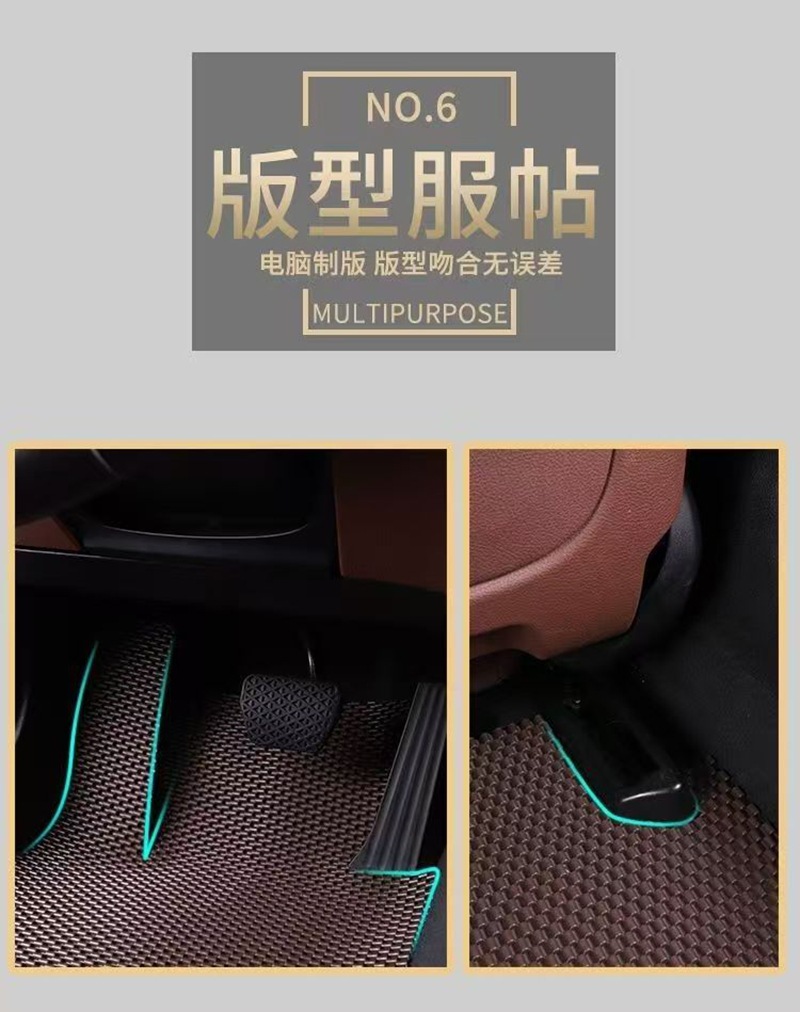 Cuttable Universal Car Floor Mats, Waterproof, Non-Slip, Wear-Resistant Pvc Roll Material, Latex Silicone Rolling Ball Floor Mats, Universal