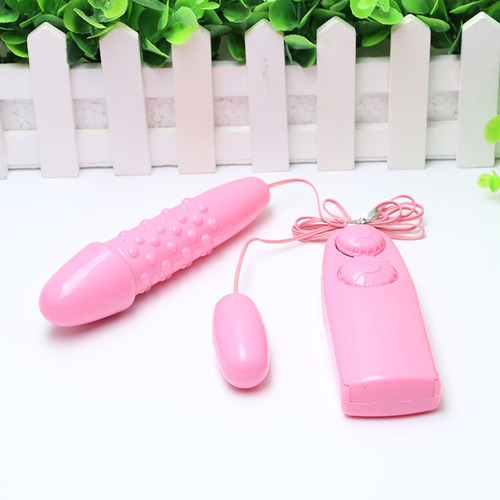 Hemp Lao Er Dual Controlled Vibrator, Fun and Tingling Vibrator for Adults, Variable Frequency Long and Short Double Jump Flirting Masturbation Rod