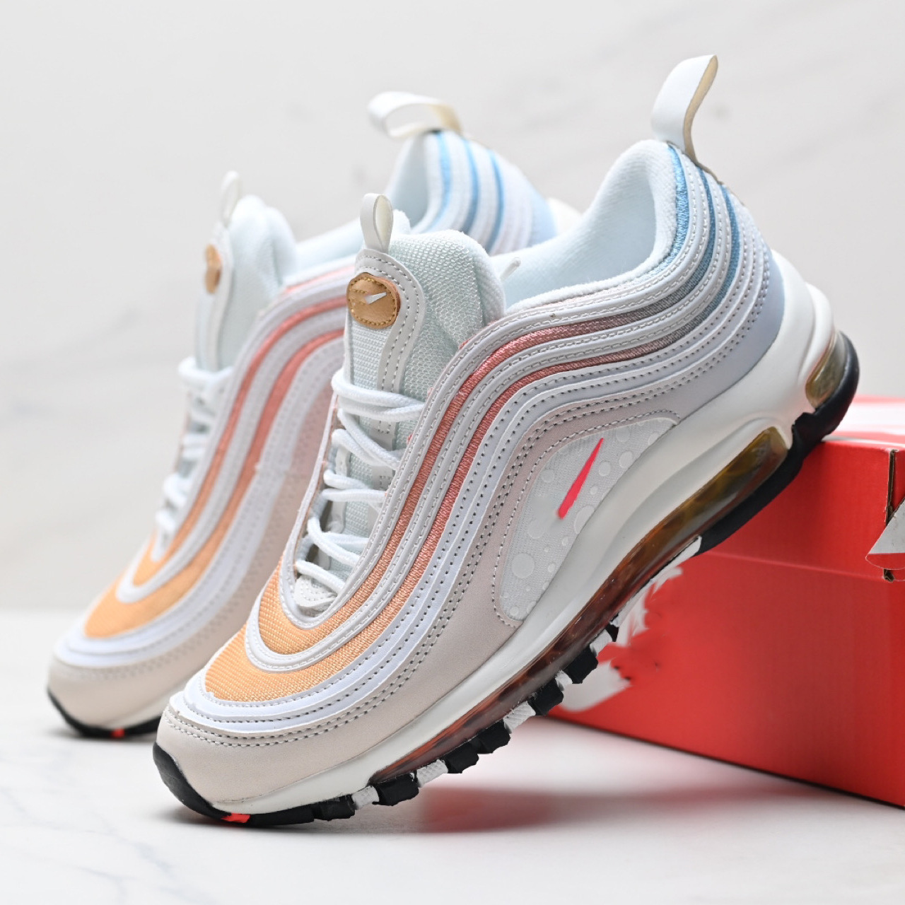 Putian Max 97 zapatos de carrera bala retro almohadilla de palma completa zapatos deportivos transpirables para hombres y mujeres zapatos casuales