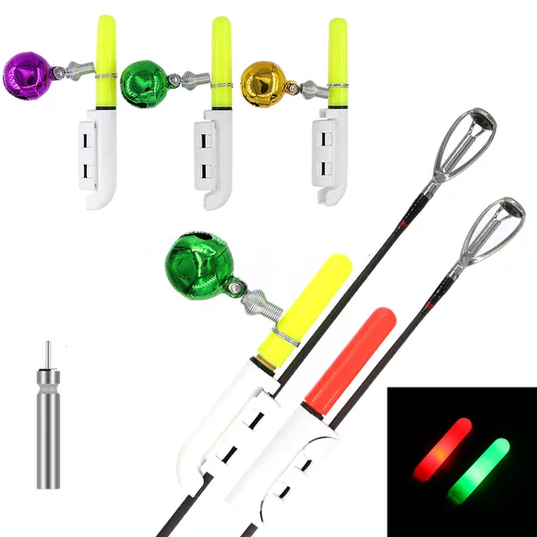 Sea Rod Lights Arata Fishing Rod Electronic Glow Rod Color Change Flash Rod Slight Bell Night Fishing Luminous Rod Fishing Gear Batch