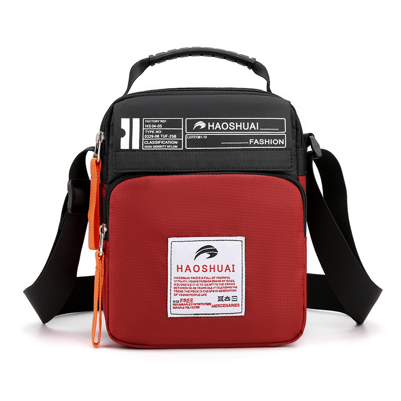 Transfronterizo nuevo hombre y mujer mensajero bolsa de hombro de ocio de moda bolsa de deporte al aire libre impermeable Satchel