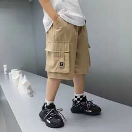 男女童短裤2025新款休闲工装裤夏季薄款宽松中大童五分裤夏天运动