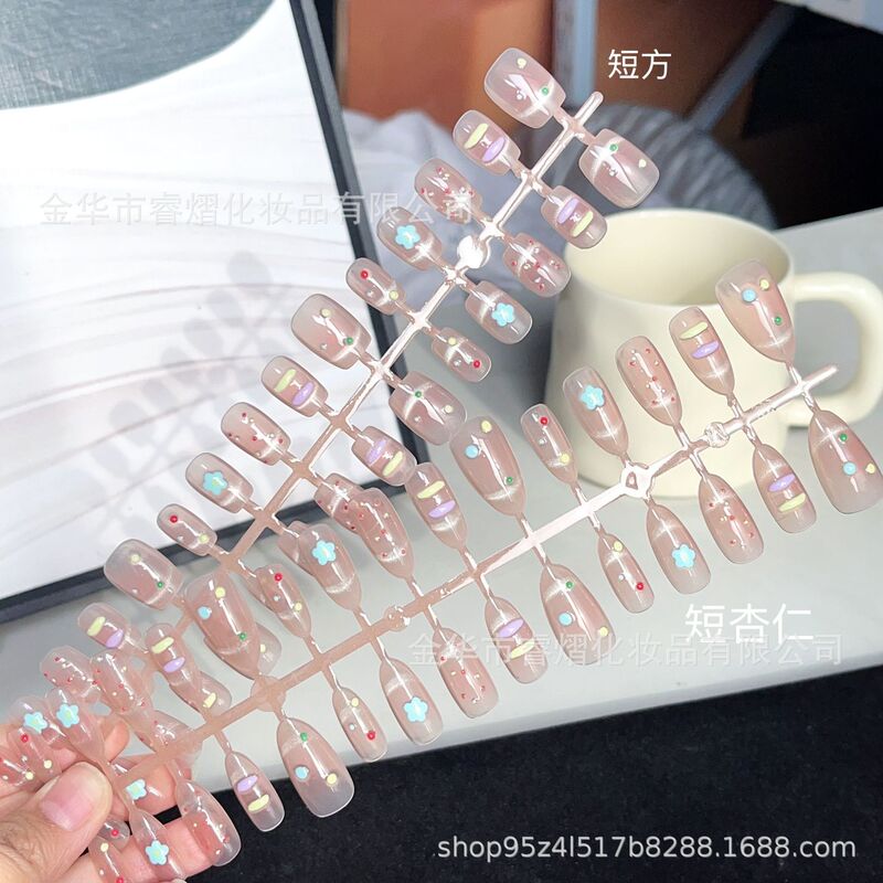 Candy Line Nail Art Sticker Nail Polish Glue Lasting Waterproof and Fadproof Wholesale 30 Pieces